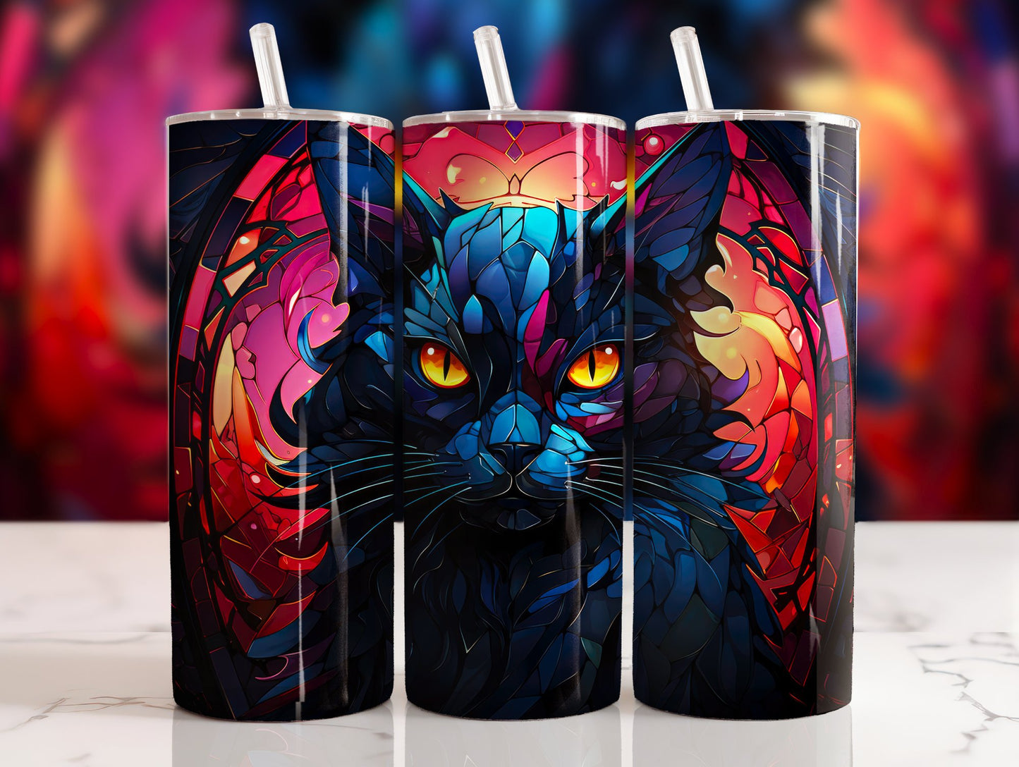 20 oz tumbler with Halloween image