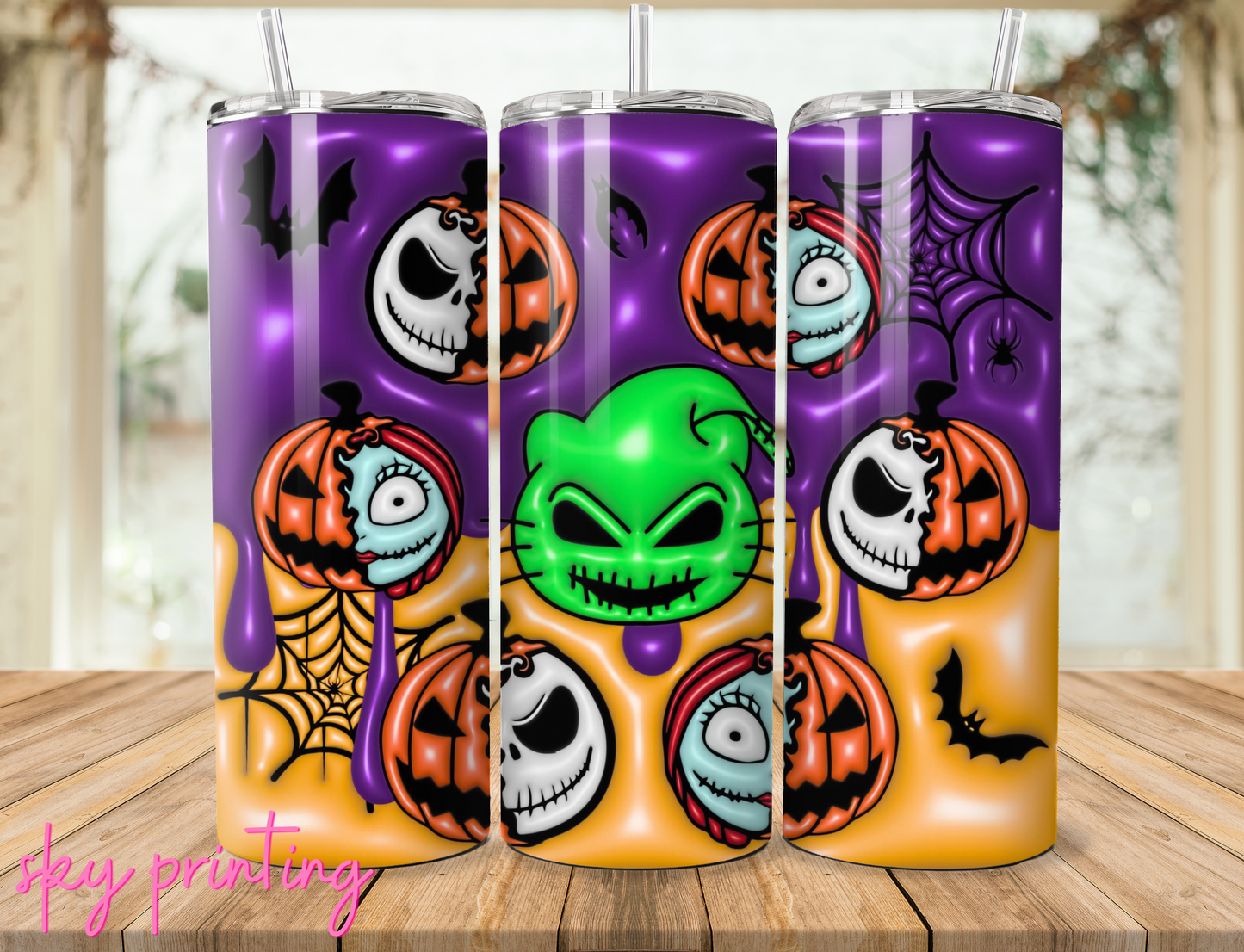 20 oz steel tumbler with plastic straw