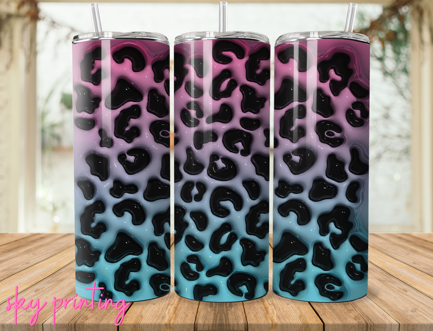 20 oz steel tumbler with plastic straw