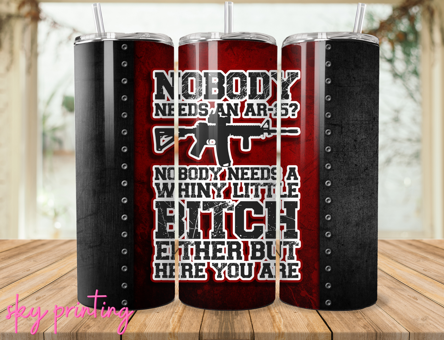 20 oz 2nd amendment tumbler