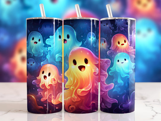 20 oz tumbler with Halloween image