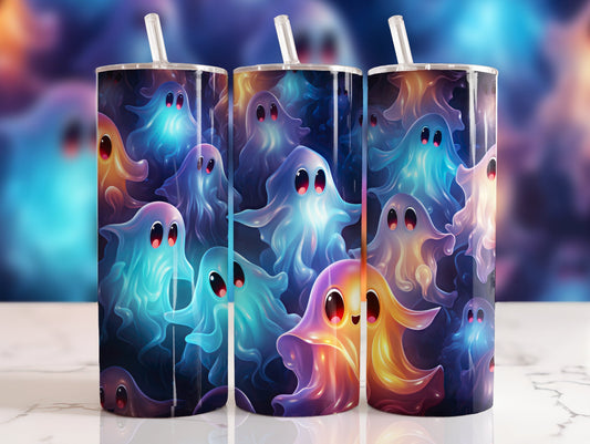 20 oz tumbler with Halloween image