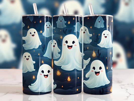 20 oz tumbler with Halloween image