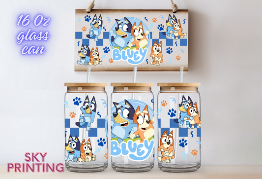 16 Oz glass cup
