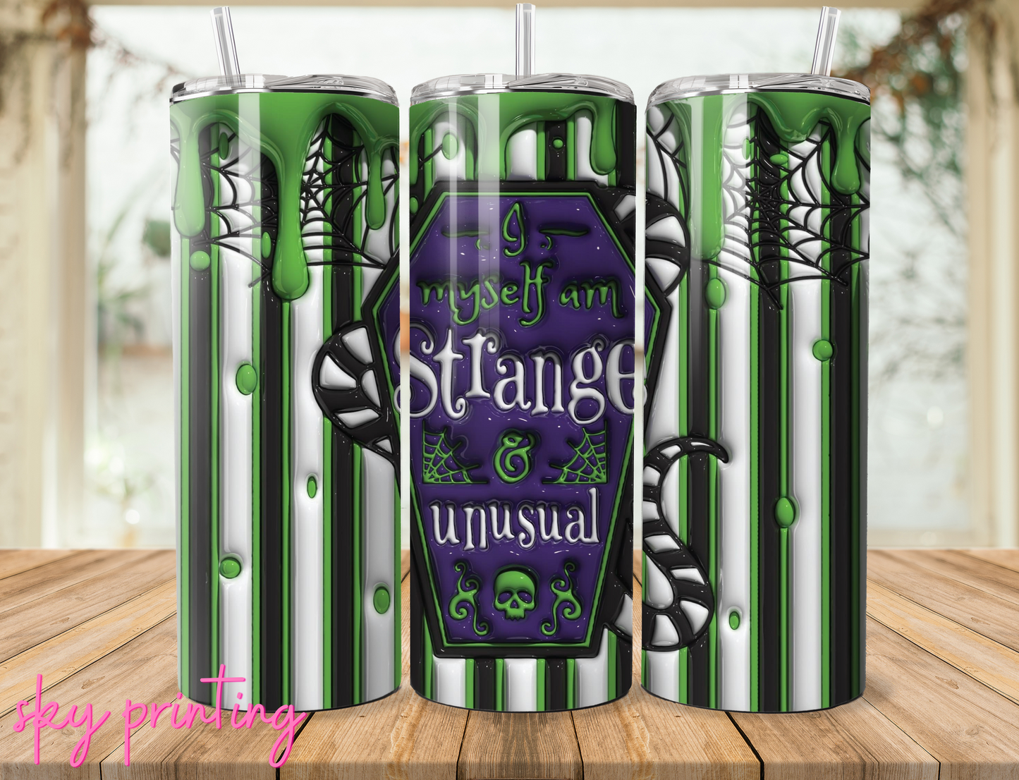 20 oz steel tumbler with plastic straw